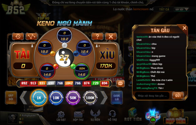 Thao tác chơi nhanh chóng