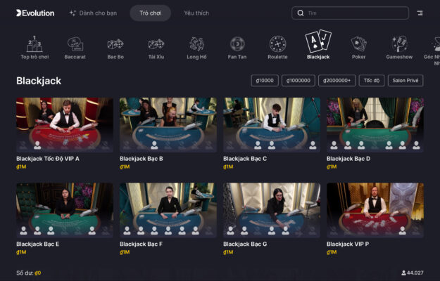 Rất nhiều phòng chơi