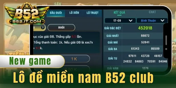 Lô đề miền nam B52 club - Đa dạng hình thức đặt cược