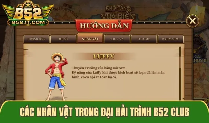 Những tính năng đặc biệt Đại hải trình B52 Club