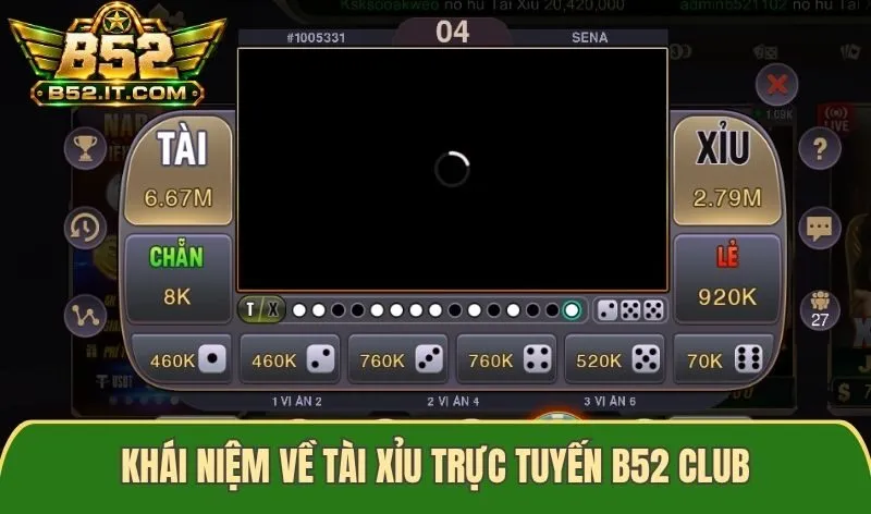 Khái niệm về Tài xỉu trực tuyến B52 club