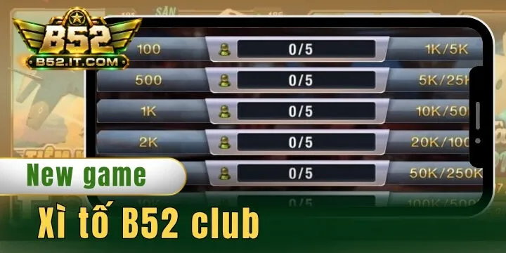 Xì tố B52 club - Đánh nhanh thắng nhanh với luật chơi đơn giản
